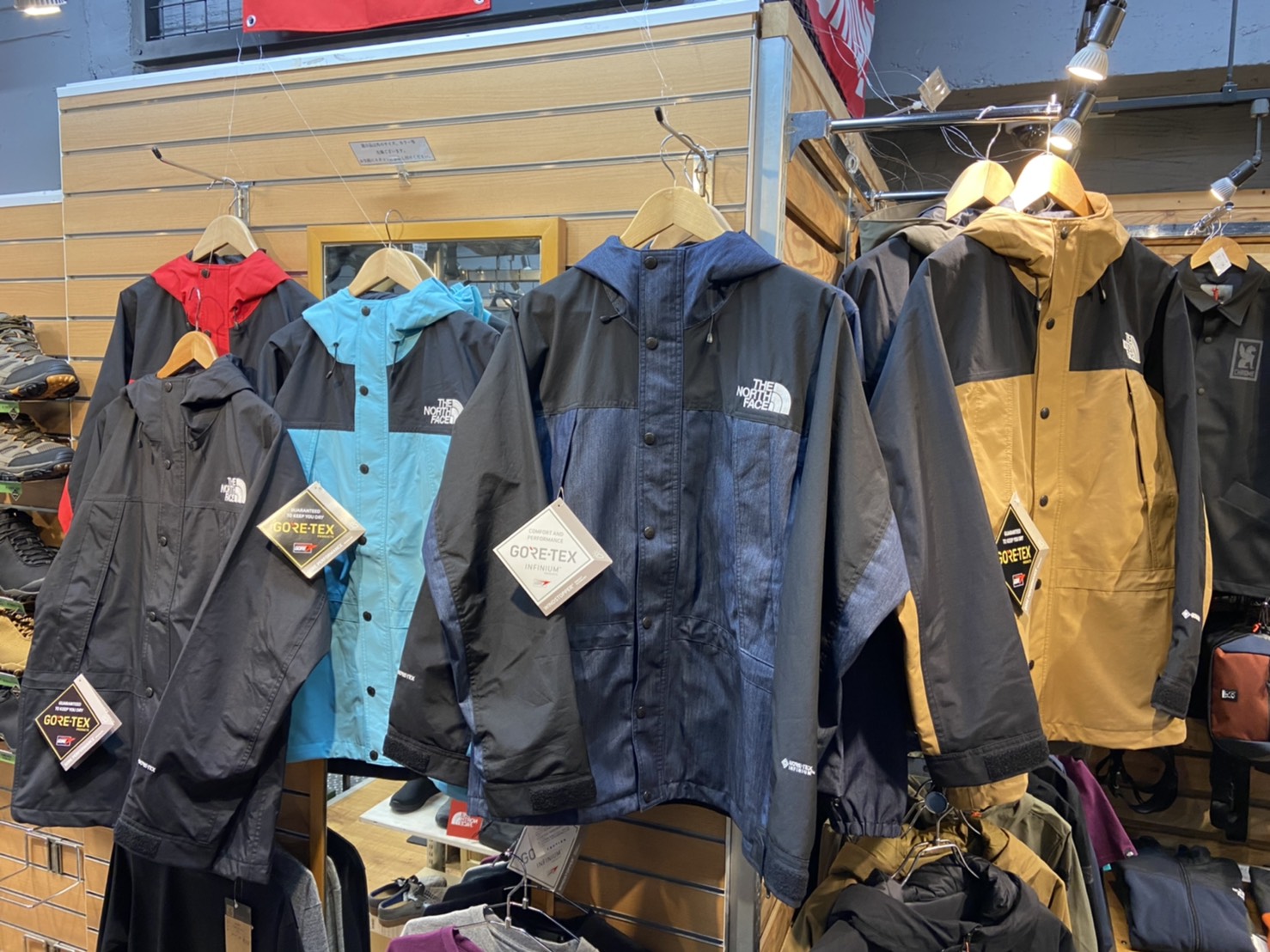 身幅57GORE-TEX NORTH FACE マウンテンライトデニムジャケット ...