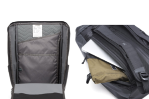 CHROME VOLCAN with padded sleeve for up to 17-inch laptops.