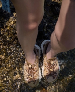 Innovative lug pattern outsole provides grip even in wet environments
