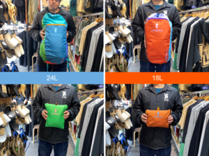 Cotopaxi Luzon 軽量パッカブルバックパック 収納ポケット付き