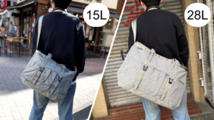CHROME GROCERY TOTE MSNGRの着用画像