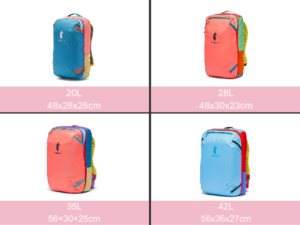 cotopaxi allpa コトパクシ アルパ 4つのサイズで展開