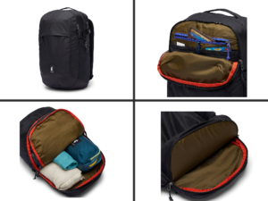 コトパクシ メンテ 32L 正面・背面・メインの独立ポケット付き