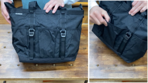 CHROME GROCERY TOTE MSNGRの正面収納画像