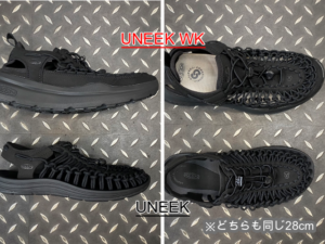 keen uneek wk uneekよりも幅広甲高