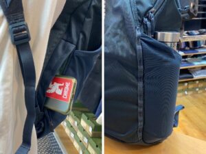 THULE LANDMARK 60L サブバッグにはサイドポケットやボトルポケット付き