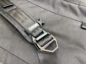 クローム　バラージオフィストート　シートベルトバックルに交換可能