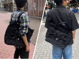 CHROME BARRAGE 16L OFFICE TOTE 着用画像