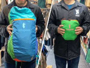 コトパクシ　ルゾン24Lバックパック　パッカブル仕様