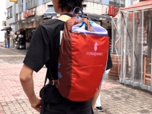 COTOPAXI LUZON 18L BACKPACK 着用画像