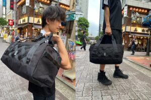 CHROME duffle carried by hand in tote bag style