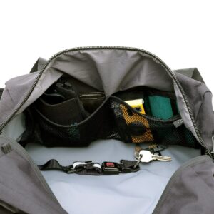 CHROME duffle bag with simple interior and 32L capacity