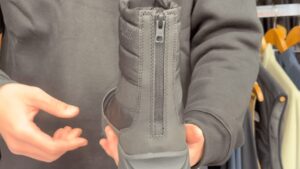 ノースフェイス　ヌプシブーティーウォータープルーフバックジップ　止水ジップ仕様で防水性確保