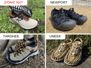 KEEN 定番モデルと新作ザイオニックエヌエックスティー