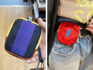 Cotopaxi Allpita Mini Bag back loop belt attachment