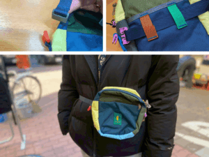 Cotopaxi Todo 1L Shoulder Bag 2-way waist bag style