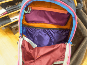 Cotopaxi Elqui 18L Backpack main compartment