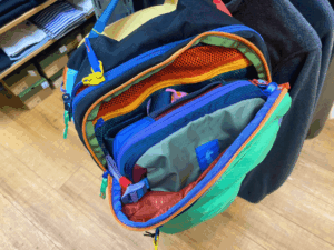 Cotopaxi Allpa X Hip Pack fits inside backpack