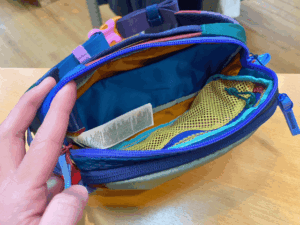 Cotopaxi Allpa X 1.5L Hip Pack main compartment