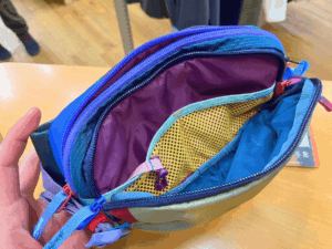 Cotopaxi Allpa X Hip Pack front pocket