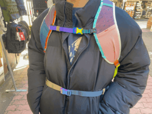 Cotopaxi Elqui 18L Backpack chest strap and waist belt