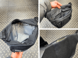 クローム　ボットフラップスリング　多彩な収納ポケット