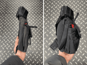 chrome bot flap sling 見た目以上の収納力