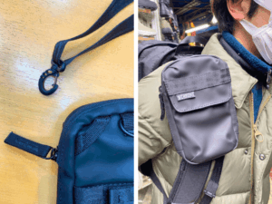 クローム　パックフォンポーチ　バッグにも取り付け可能