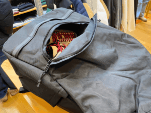 クローム　エクストレック　靴も収納できるスペック