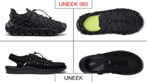 KEEN UNEEK UNEEK 360 比較画像