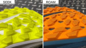 KEEN SEEK ROAM ラグの深さ比較