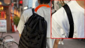 CHROME BARRAGE KNAPSAC 幅広のショルダーストラップ