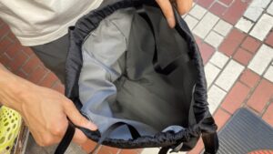 クローム　バラージナップサック　ポケットなどはついていないメインコンパートメント