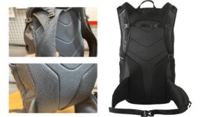 salomon trailblazer30 通気性の高いショルダーストラップとバックパネル