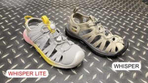 keen whisper lite whisperとの比較画像