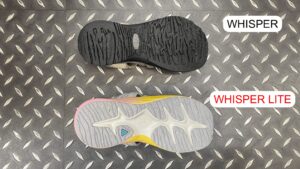 keen whisper lite アウトソール比較
