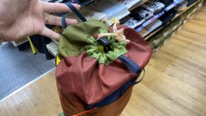 COTOPAXI EMPACKABLE 16L DAYPACK drawcord opening
