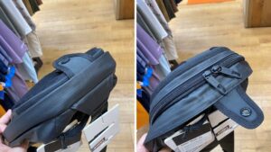 thule tact sling 8l セキュリティ機能付きのジッパー