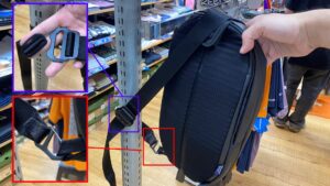 thule tact sling 8l 椅子の足などに取り付け可能