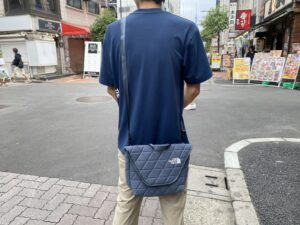 ノースフェイス　ジオフェイスショルダー　長めのショルダーストップ
