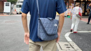 ノースフェイス　ジオフェイスショルダー　着用画像